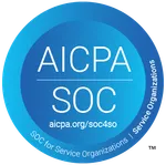 SOC 2 compliance badge.
